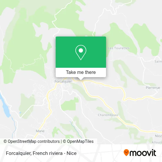 Forcalquier map