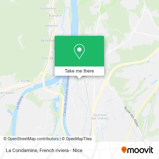 La Condamine map