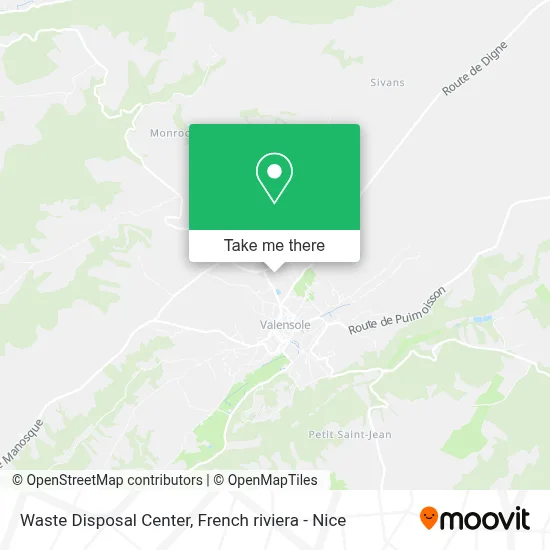 Dechetterie map