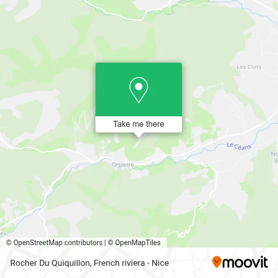 Rocher Du Quiquillon map