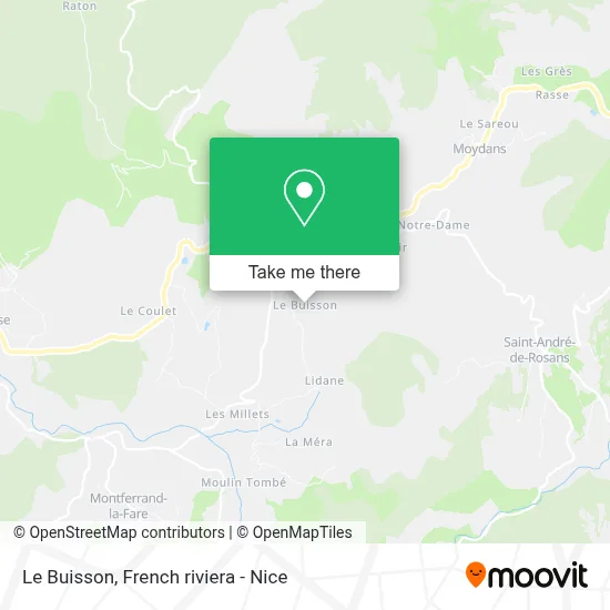 Le Buisson map
