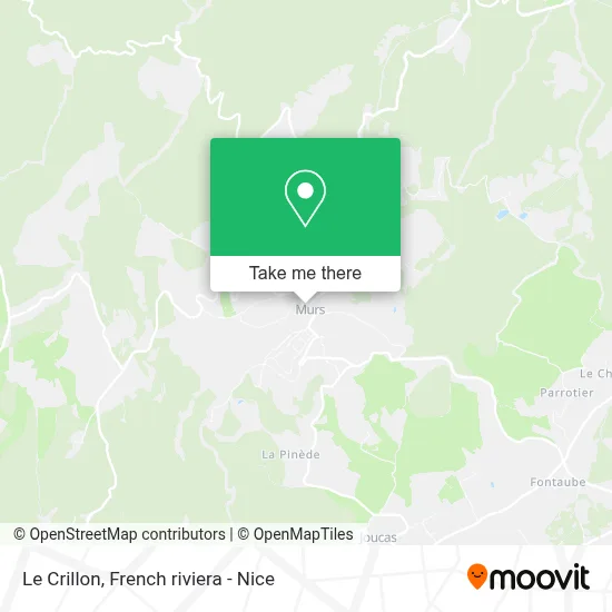 Le Crillon map