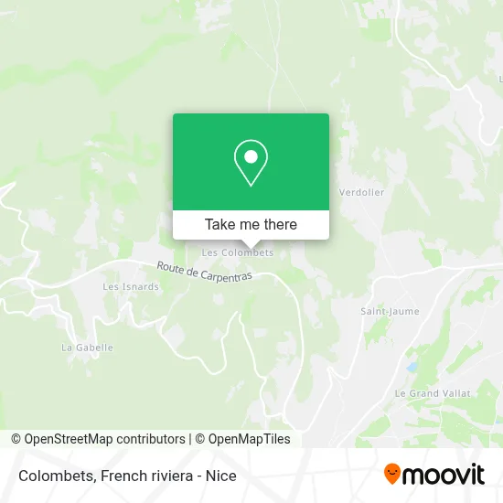 Colombets map