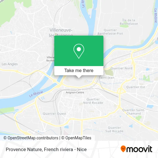 Provence Nature map