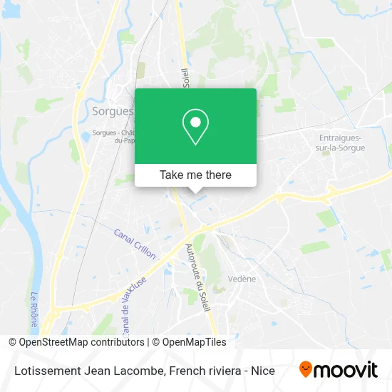 Lotissement Jean Lacombe map
