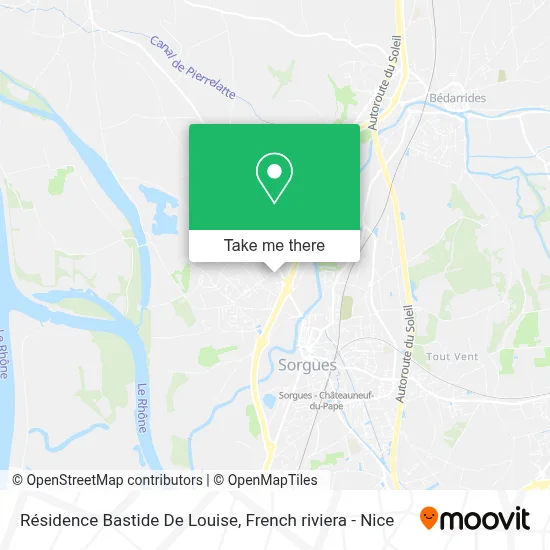 Résidence Bastide De Louise map