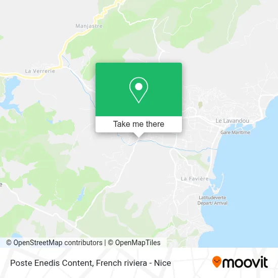 Poste Enedis Content map