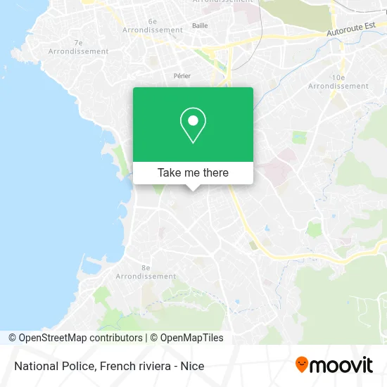 Police Nationale map
