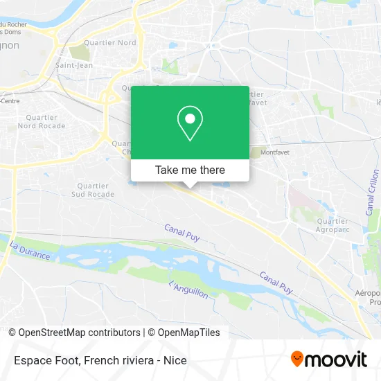 Espace Foot map