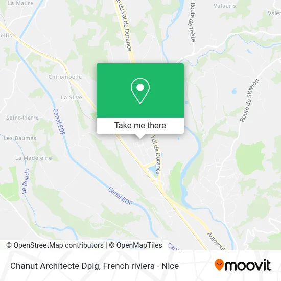 Chanut Architecte Dplg map