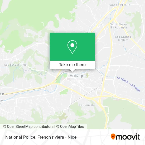 Police Nationale map