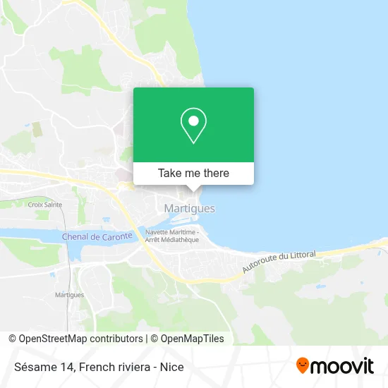 Sésame 14 map