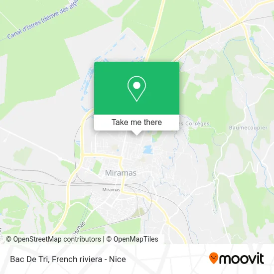 Bac De Tri map