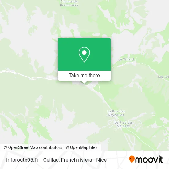 Inforoute05.Fr - Ceillac map