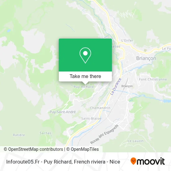 Inforoute05.Fr - Puy Richard map