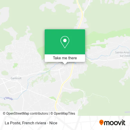 La Poste map