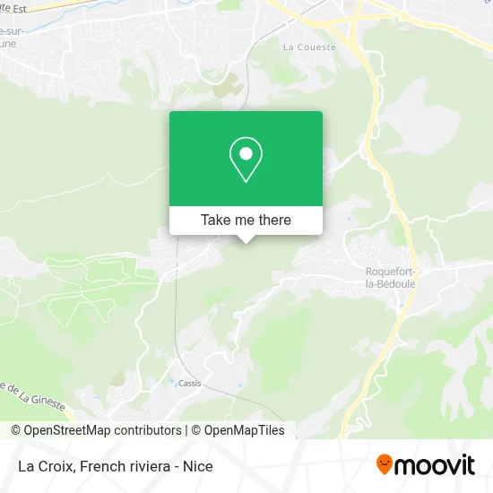 La Croix map