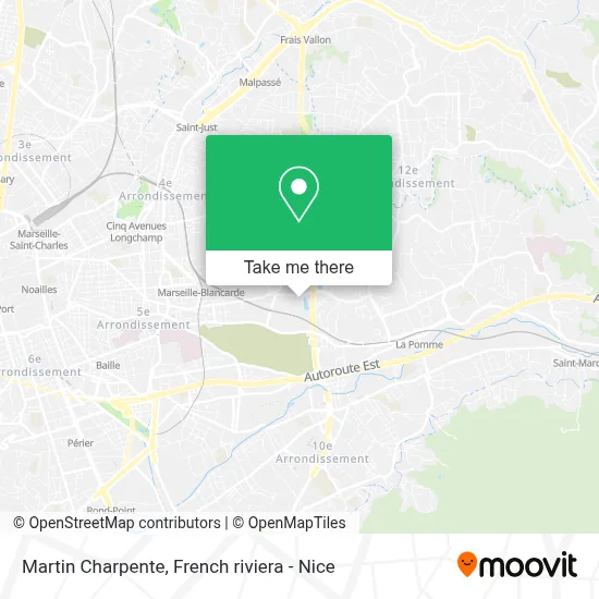 Mapa Martin Charpente