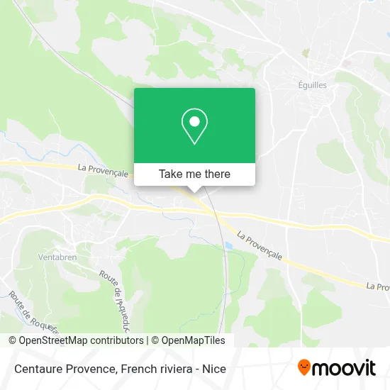 Centaure Provence map