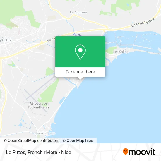 Le Pittos map