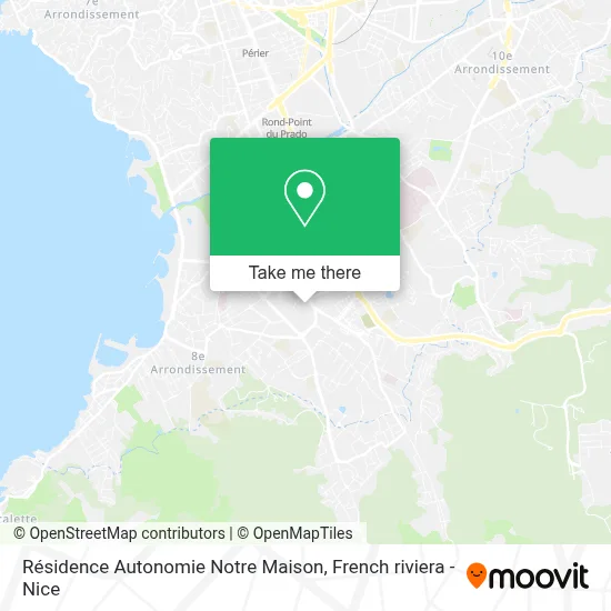Résidence Autonomie Notre Maison map