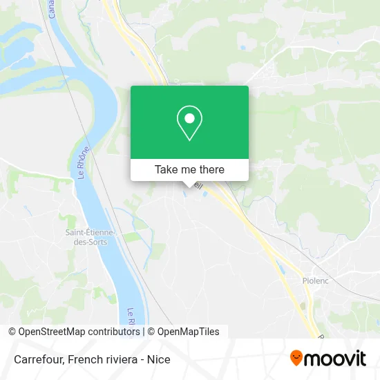 Carrefour map