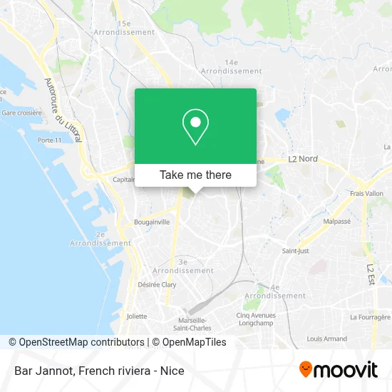 Mapa Bar Jannot
