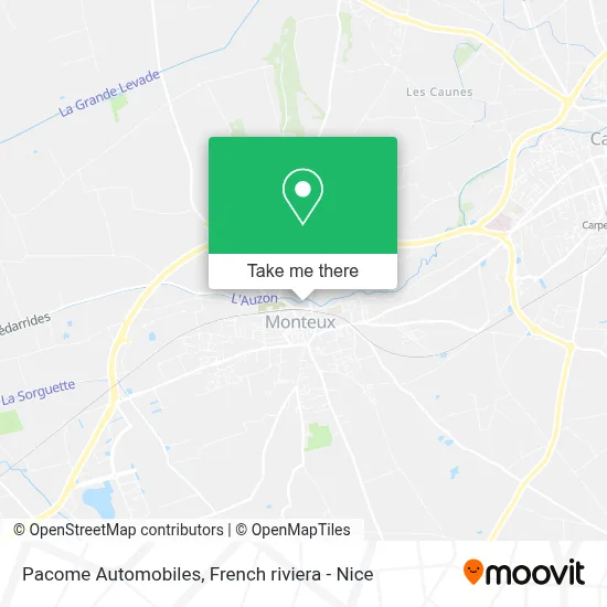 Pacome Automobiles map
