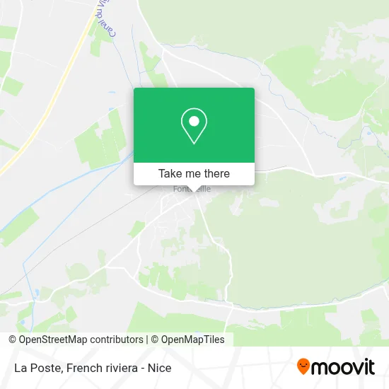 La Poste map