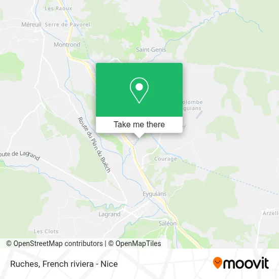 Mapa Ruches