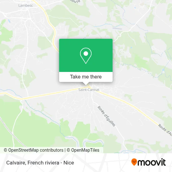 Calvaire map