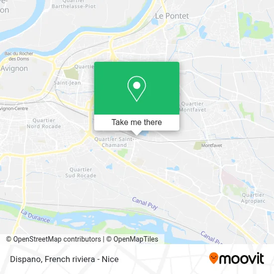 Dispano map