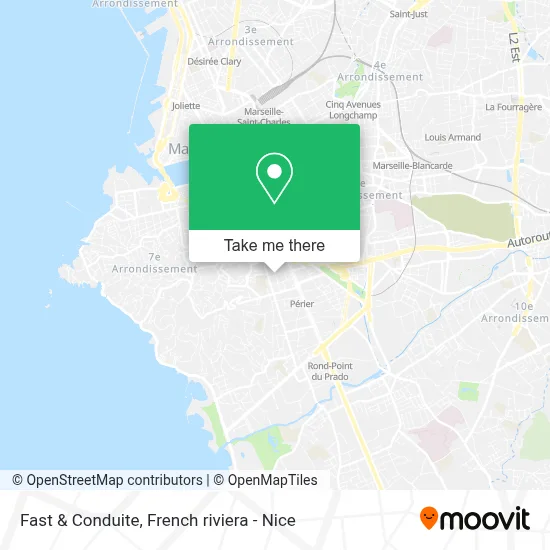 Fast & Conduite map