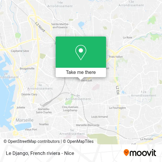 Le Django map