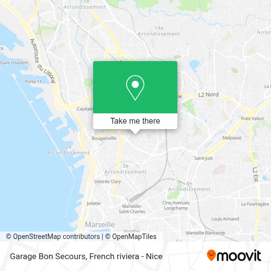 Garage Bon Secours map