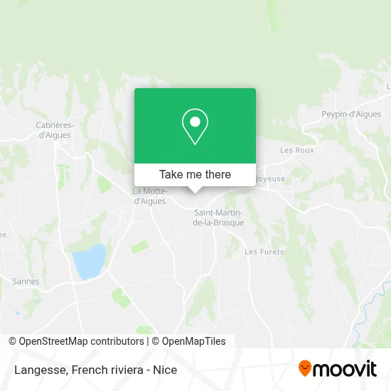Langesse map