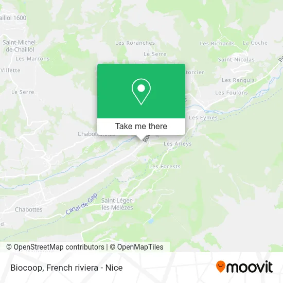 Biocoop map