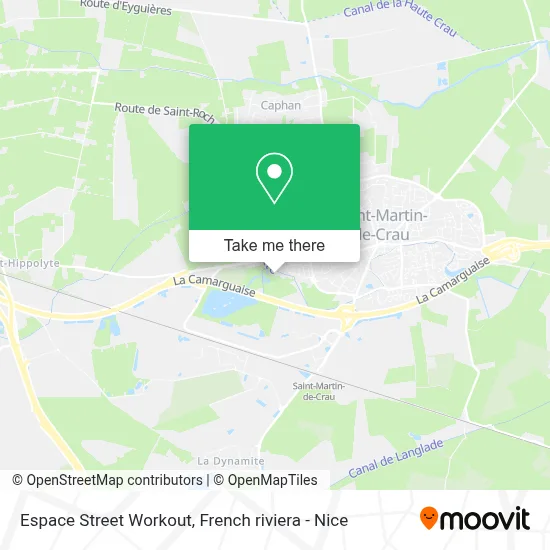 Espace Street Workout map