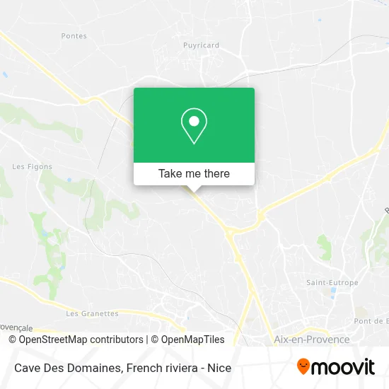 Cave Des Domaines map