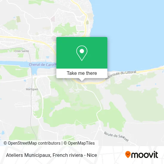Ateliers Municipaux map