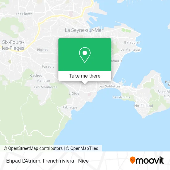 Ehpad L'Atrium map