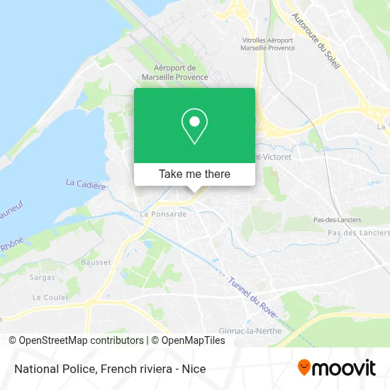 Police Nationale map