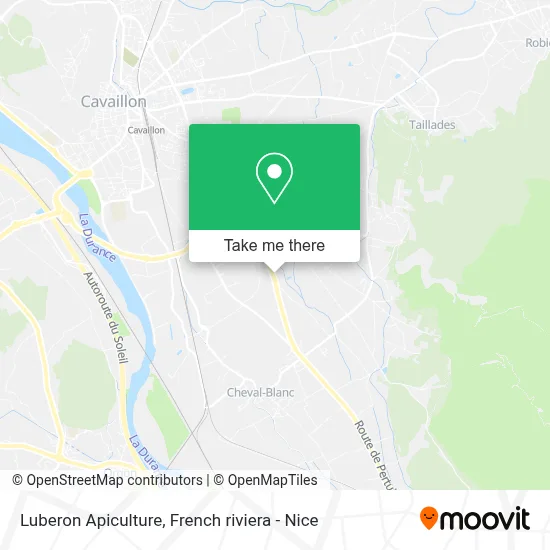 Luberon Apiculture map