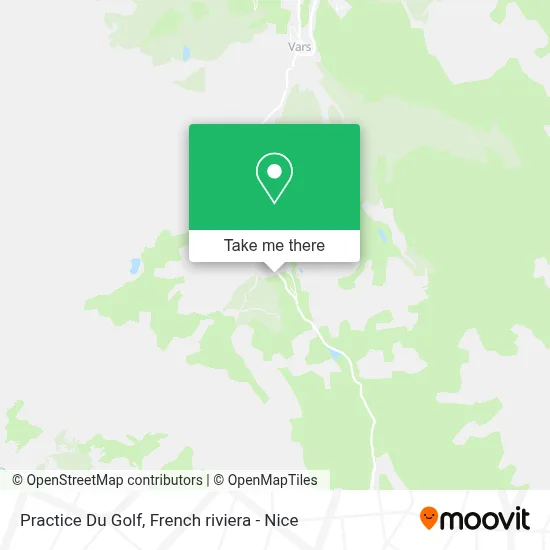 Practice Du Golf map