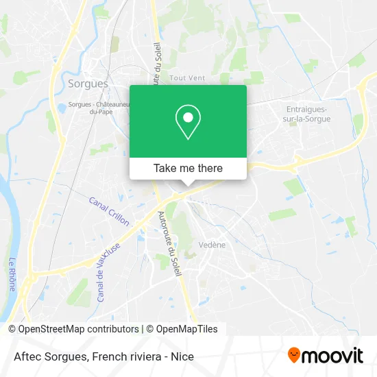 Aftec Sorgues map