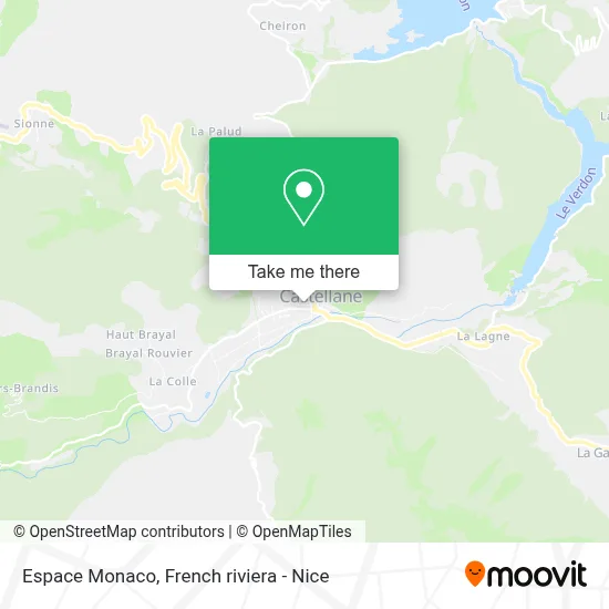 Espace Monaco map