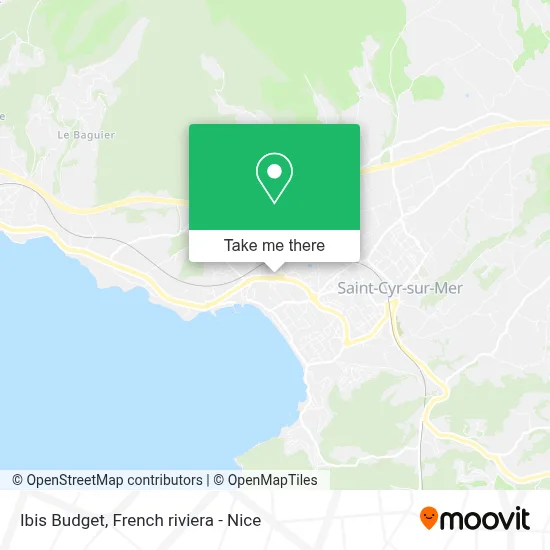 Ibis Budget map