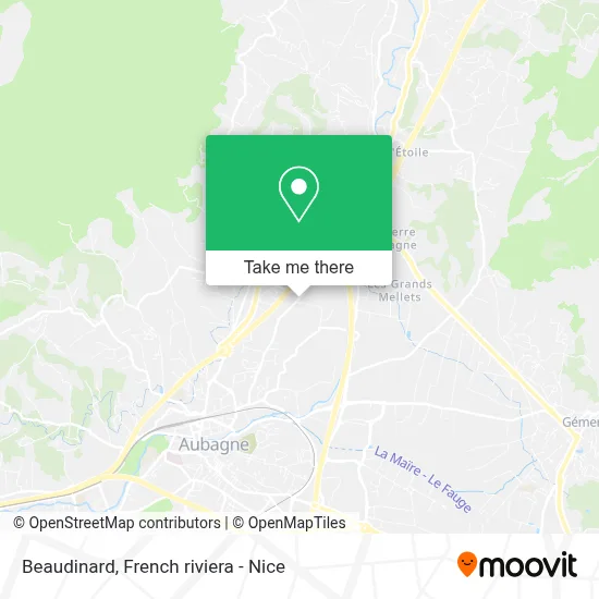Beaudinard map