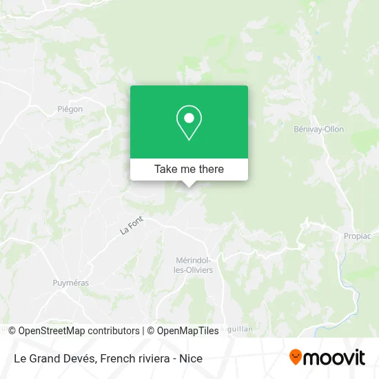 Le Grand Devés map