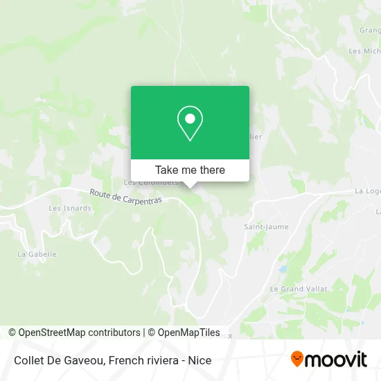 Collet De Gaveou map